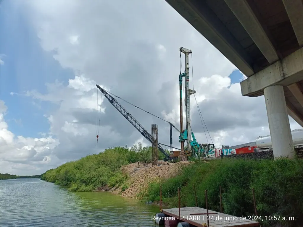 Puente Internacional Reynosa - Pharr II: trabajo de cimentación documentado por CRS